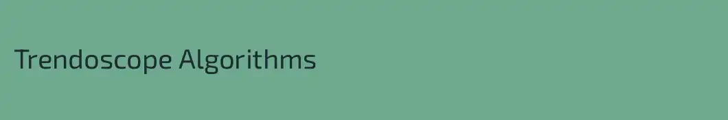 Trendoscope Algorithms